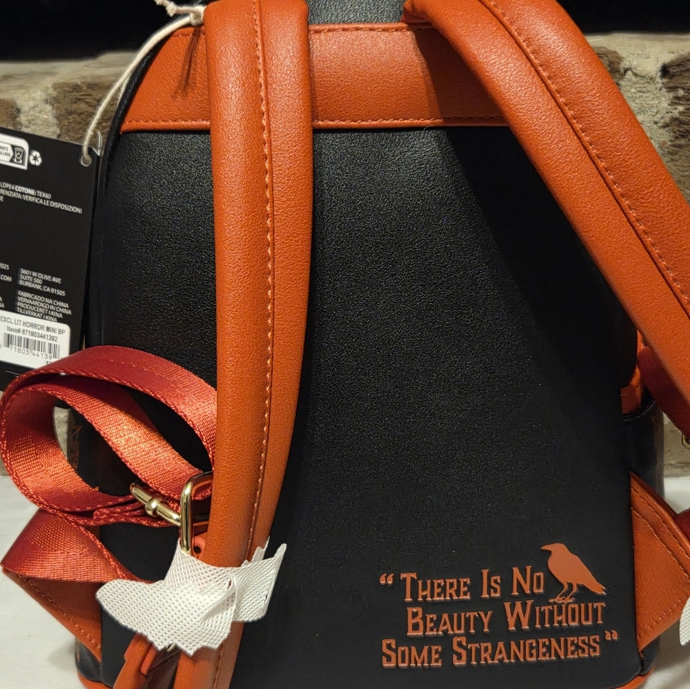 *EXCLUSIVE* Edgar Allen Poe Literary Horror Loungefly!!! HARD to FIND!! - Picture 4 of 5